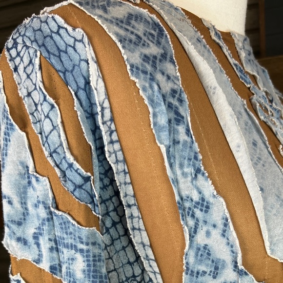 Cactus Flower vintage distressed torn destroyed top size Medium - Picture 11 of 13